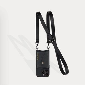 Bandolier Hailey iPhone 12 Pro Max black leather case